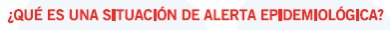 que es una situación de alerta